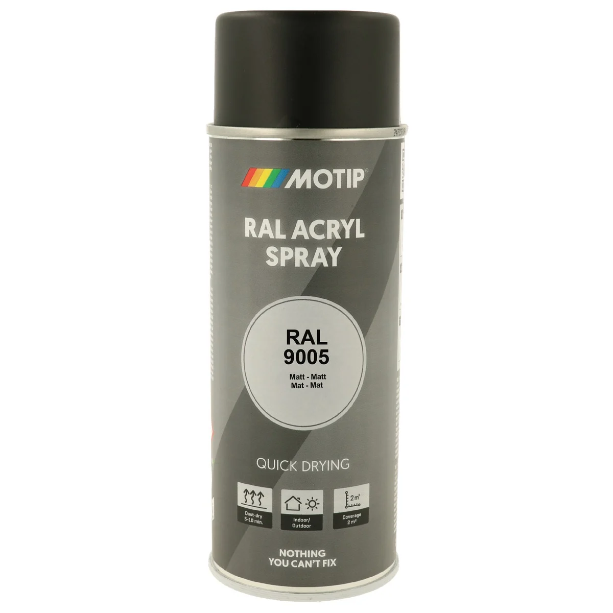 motip-akrylova-rychleschnouci-barva-ral-9005-cerna-matna-ve-spreji-400-ml-3970011