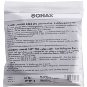 sonax sundjer poliranje sivi